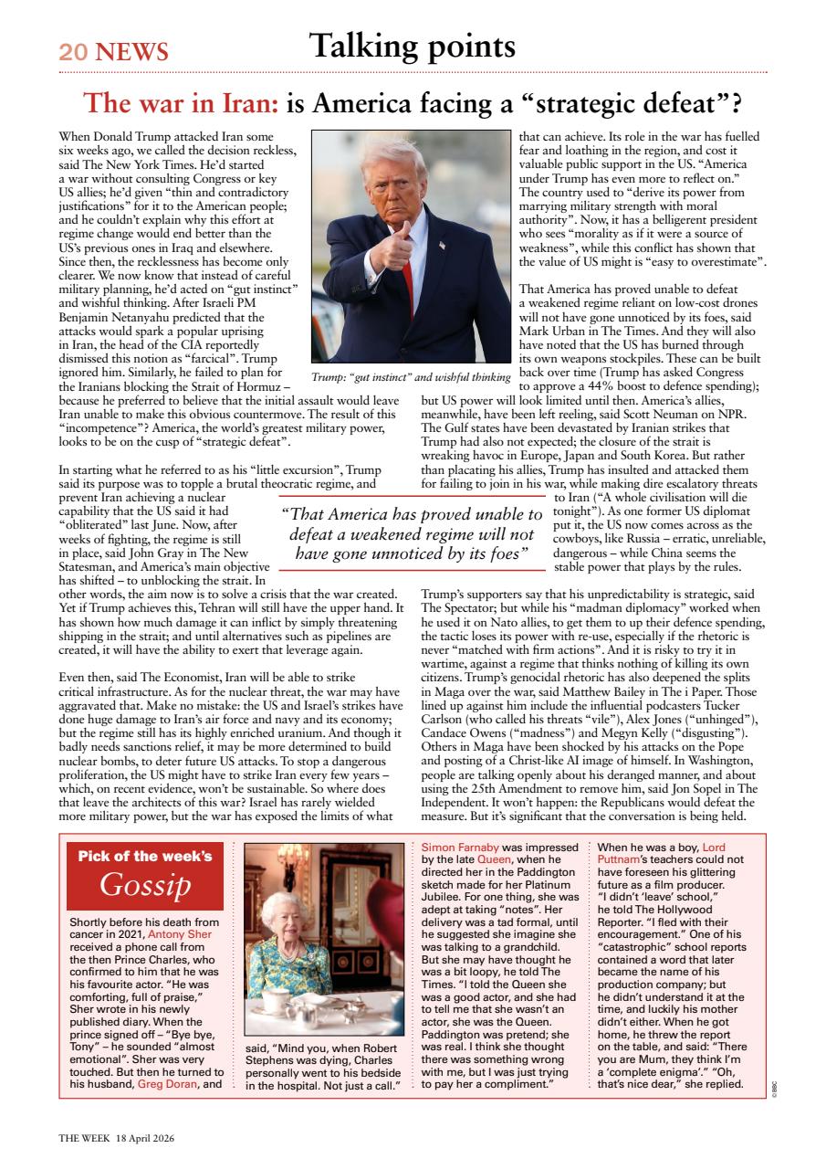 The Week Preview Pages