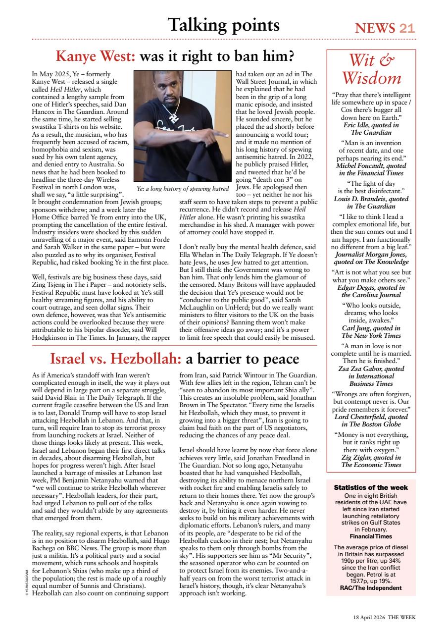 The Week Preview Pages
