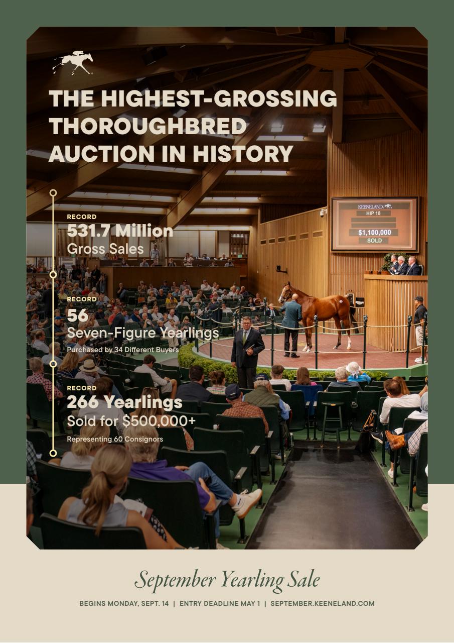 North American Trainer Magazine - horse racing Preview Pages