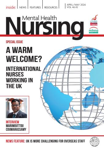 Mental Health Nursing issue April/May 2026