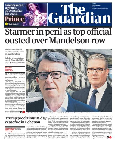 The Guardian Newspaper issue Friday, 17 April 2026