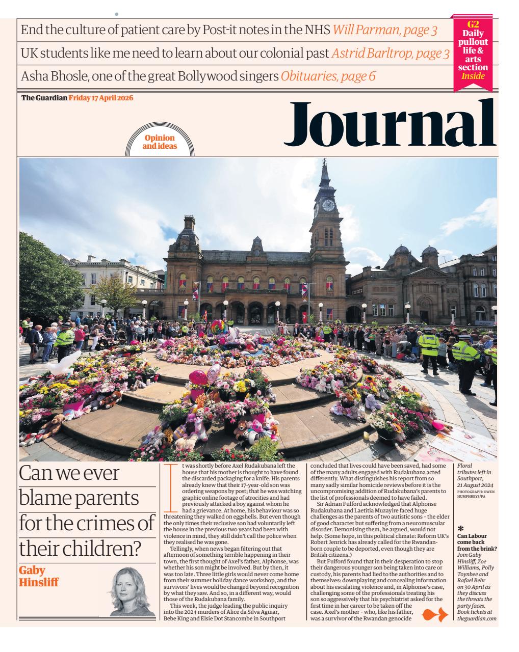 The Guardian Newspaper Preview Pages