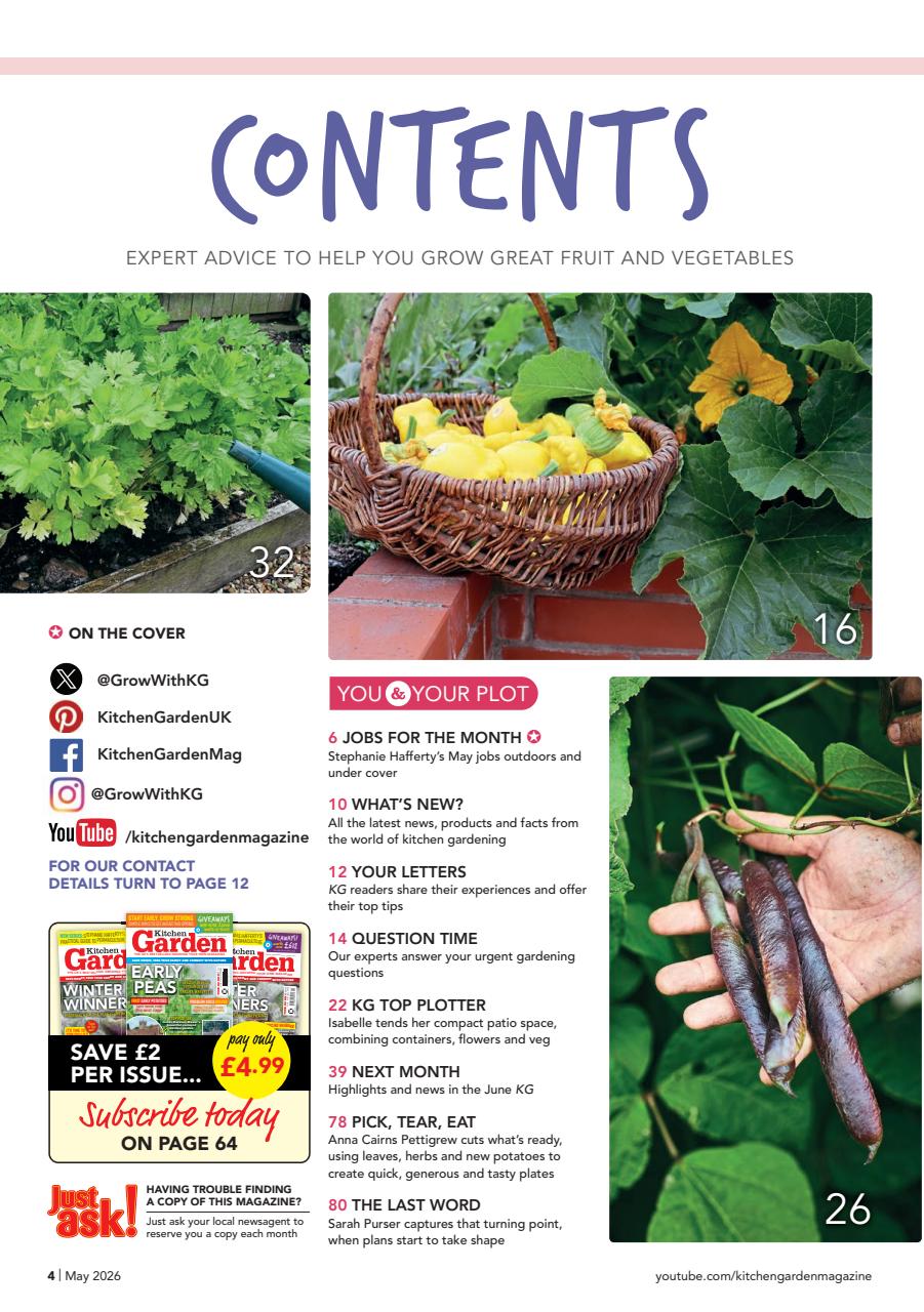 Kitchen Garden Magazine Preview Pages