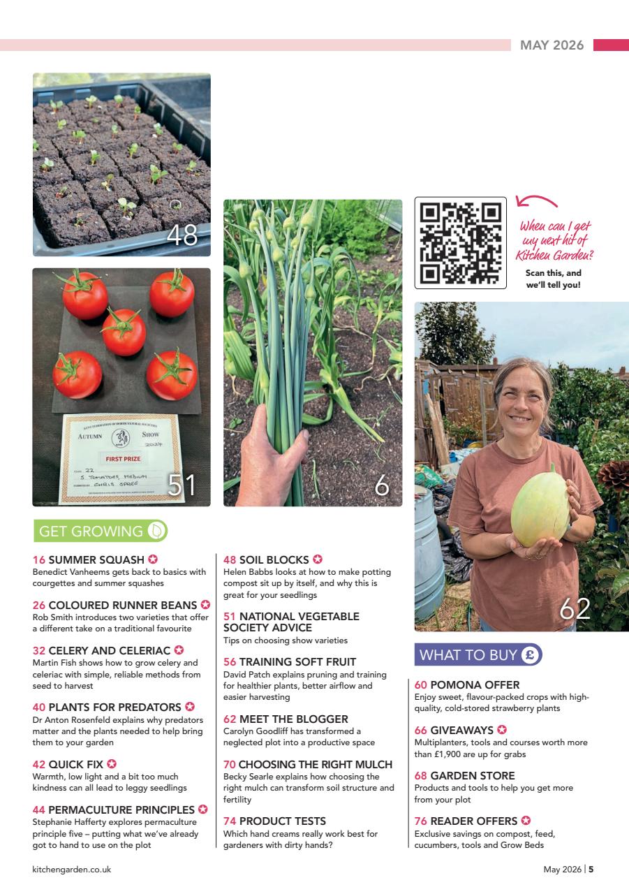 Kitchen Garden Magazine Preview Pages