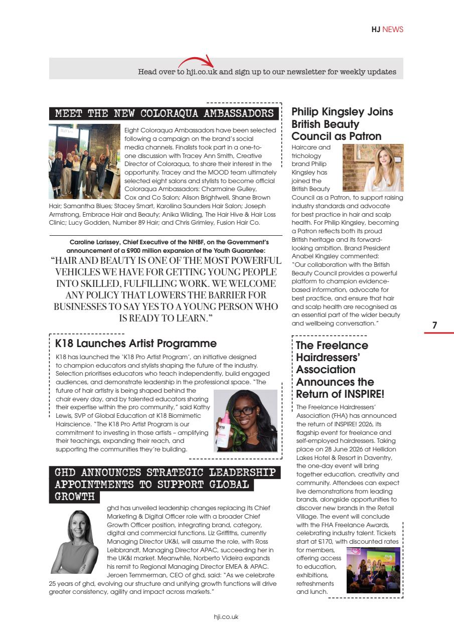 Hairdressers Journal Preview Pages
