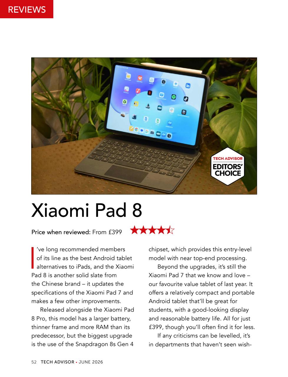 Tech Advisor Preview Pages