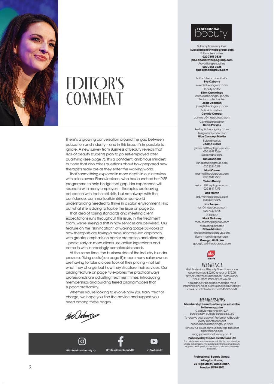 Professional Beauty Preview Pages