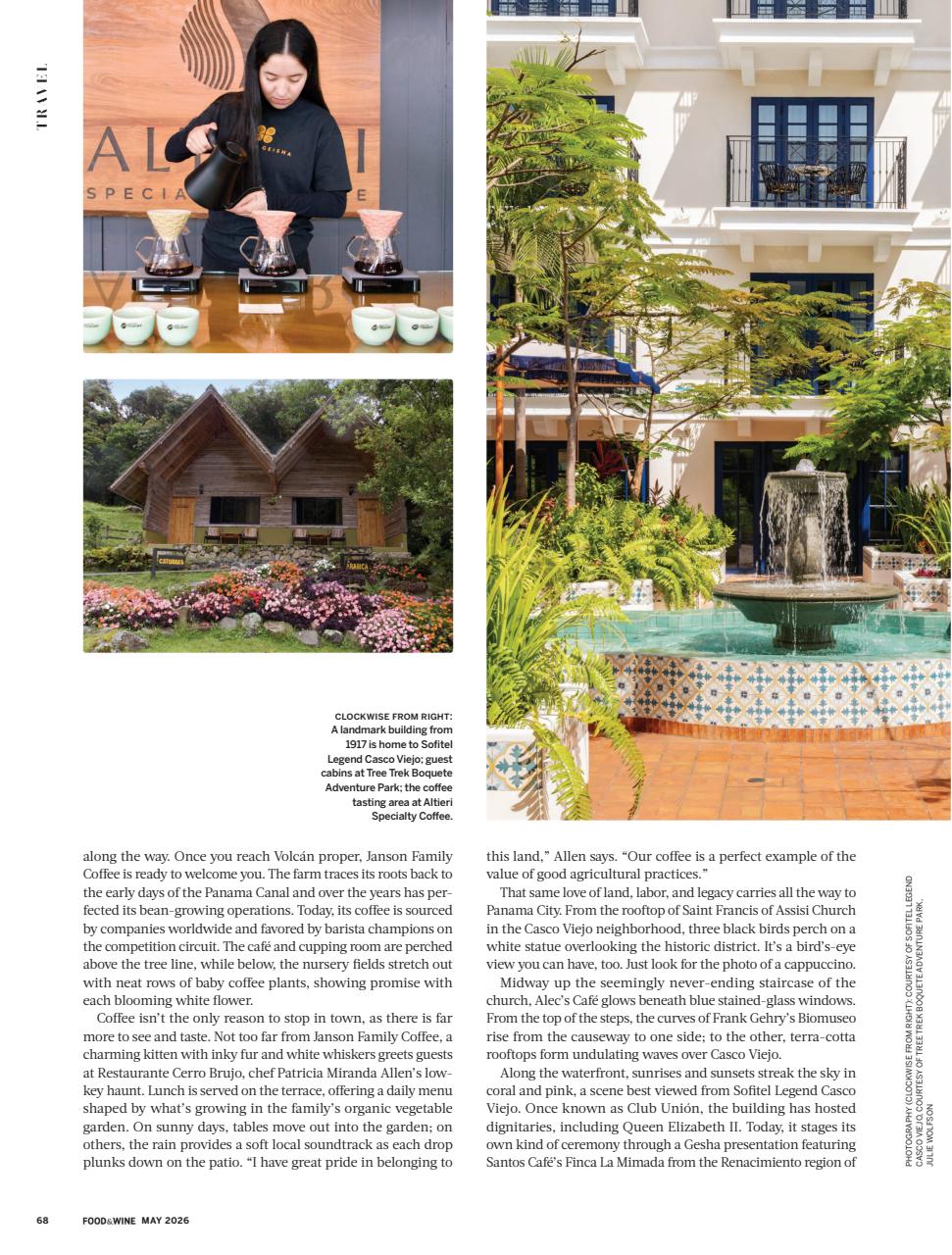 Food & Wine Preview Pages