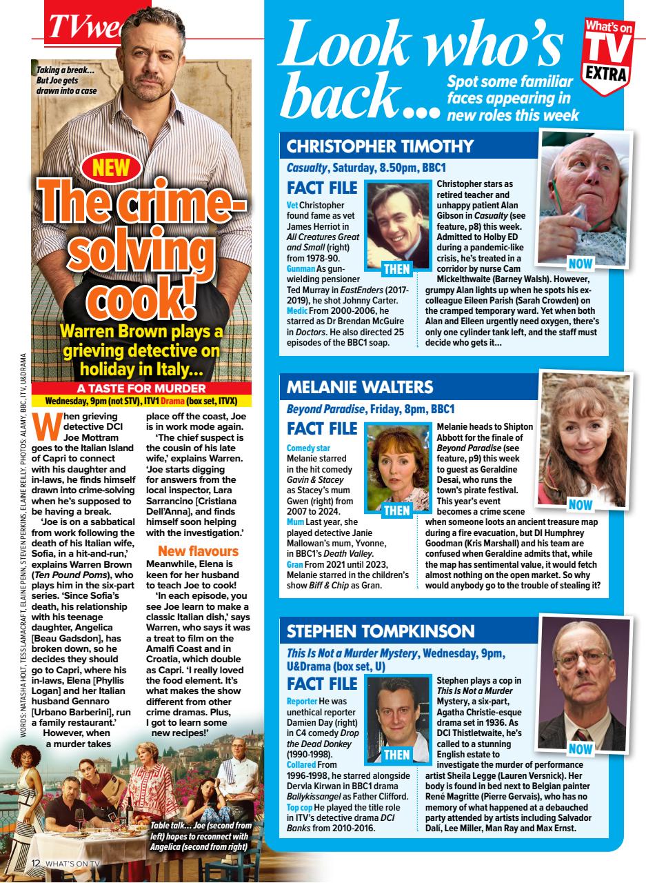 What's on TV Preview Pages