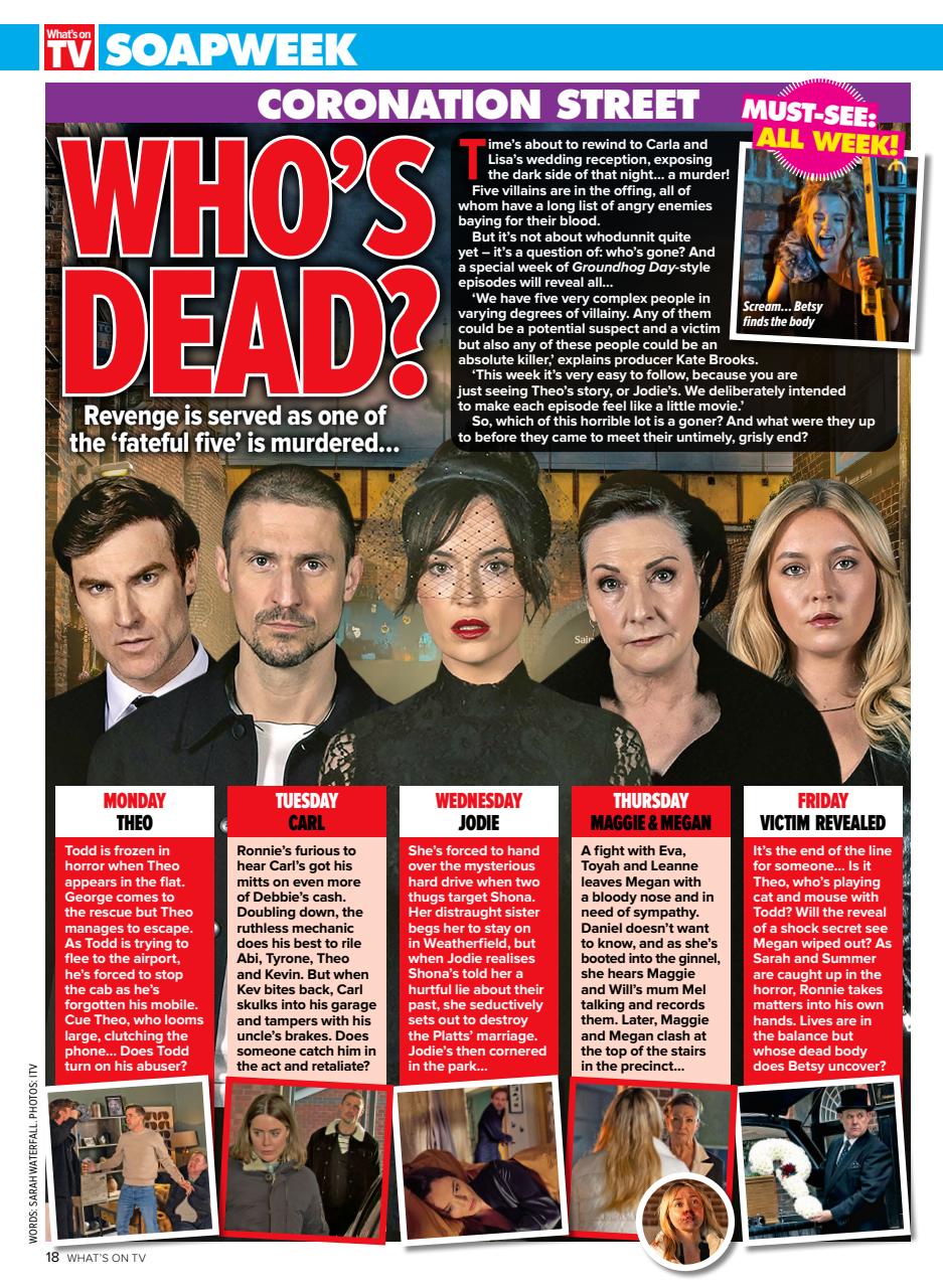 What's on TV Preview Pages