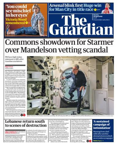 The Guardian Newspaper issue Monday, 20 April 2026