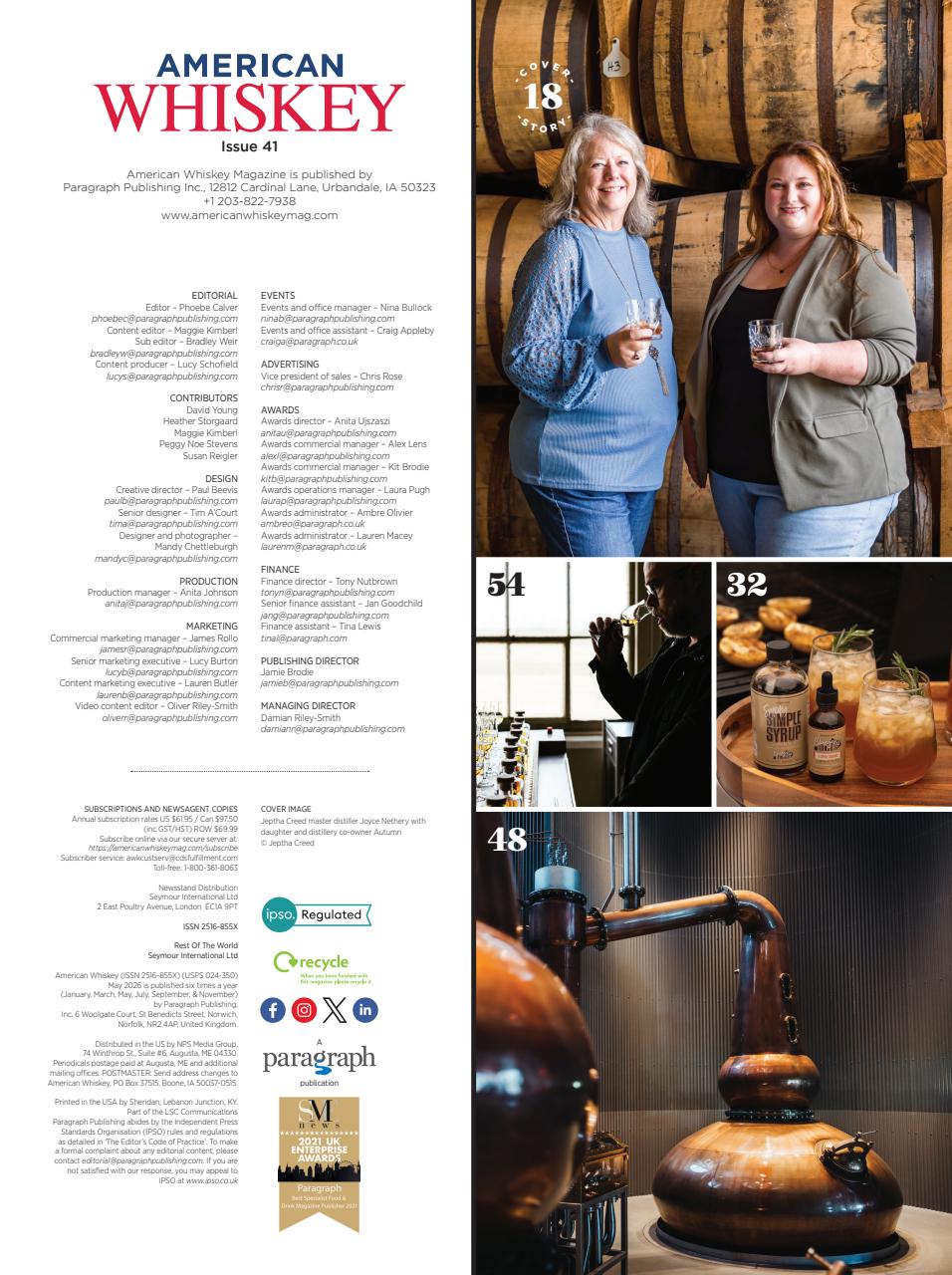 American Whiskey Magazine Preview Pages