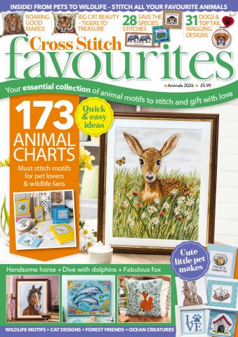 Cross Stitch Favourites issue Animals 2026