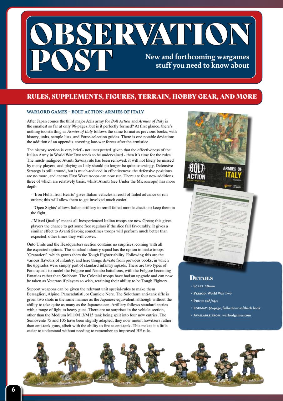 Wargames Illustrated Preview Pages