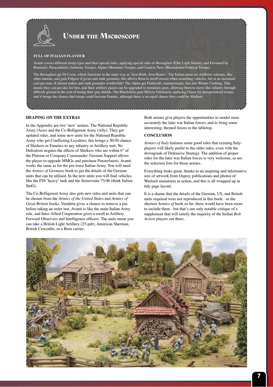 Wargames Illustrated Preview Pages