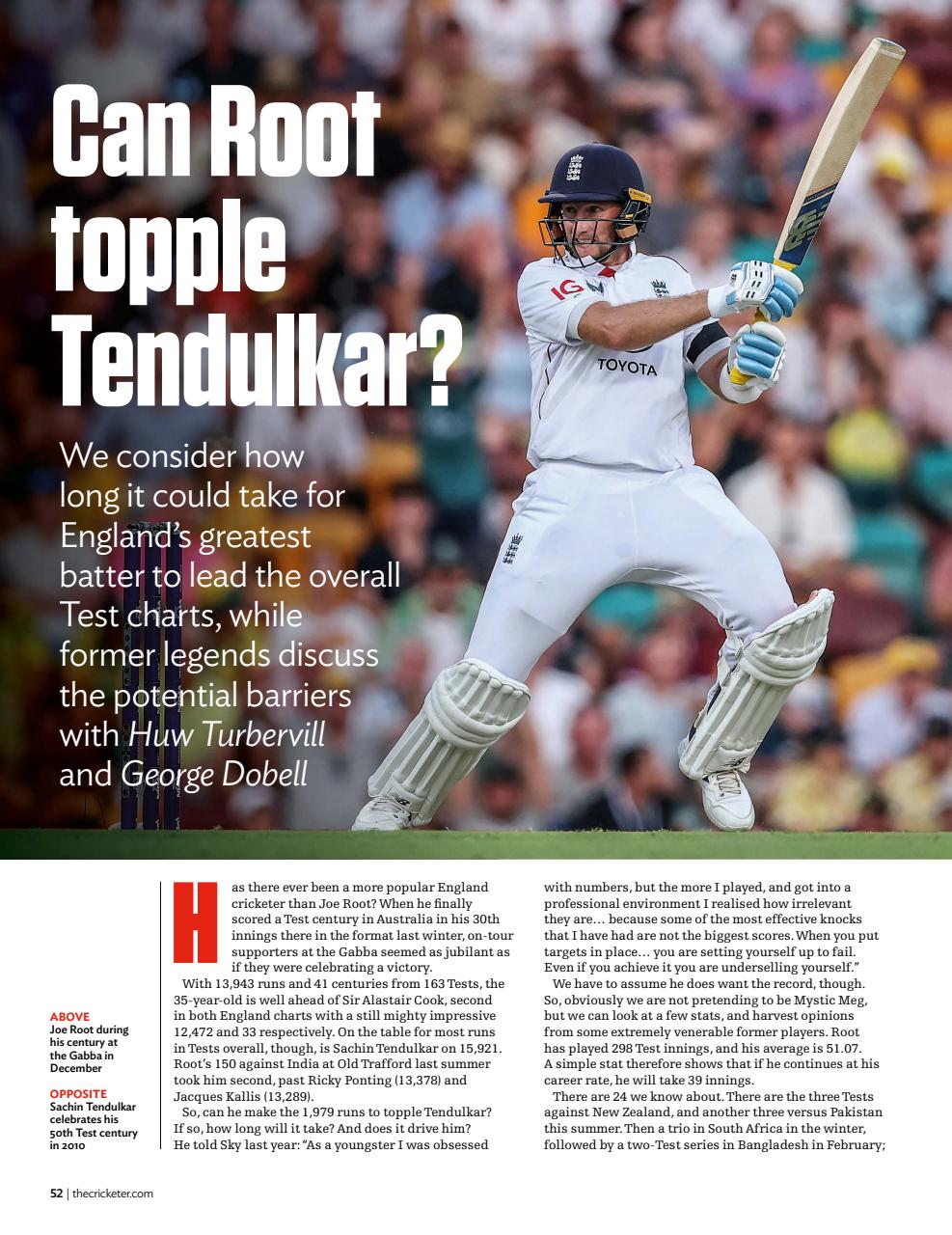 The Cricketer Magazine Preview Pages