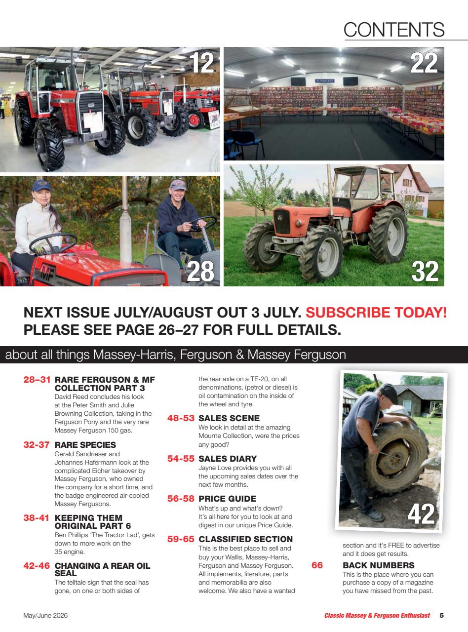 Classic Massey Preview Pages