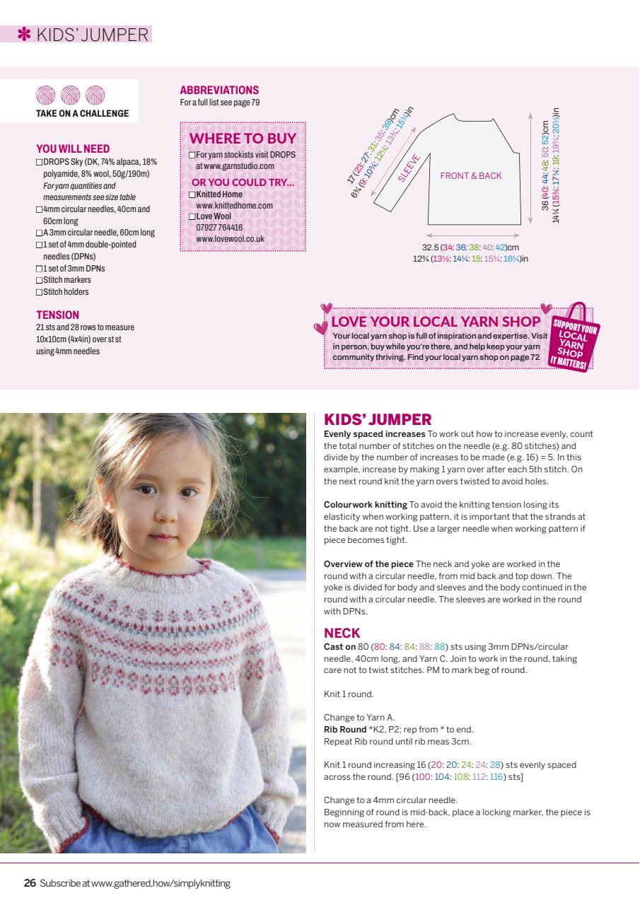 Simply Knitting Preview Pages