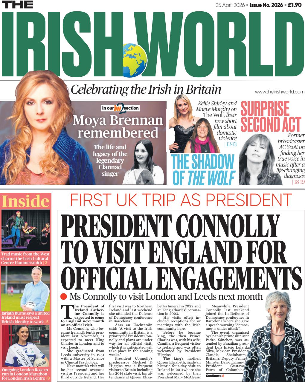Irish World Preview Pages