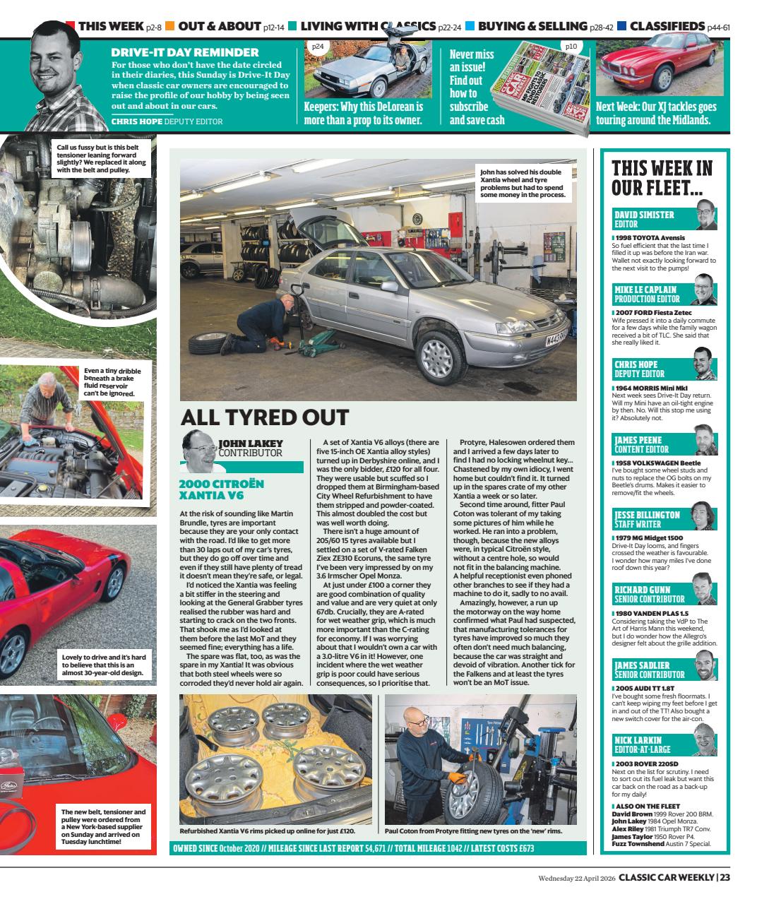 Classic Car Weekly Preview Pages