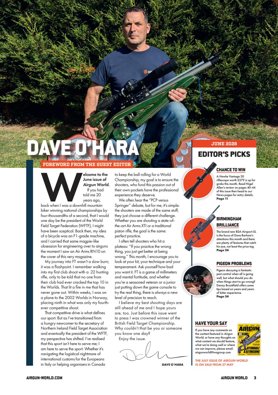 Airgun World Preview Pages