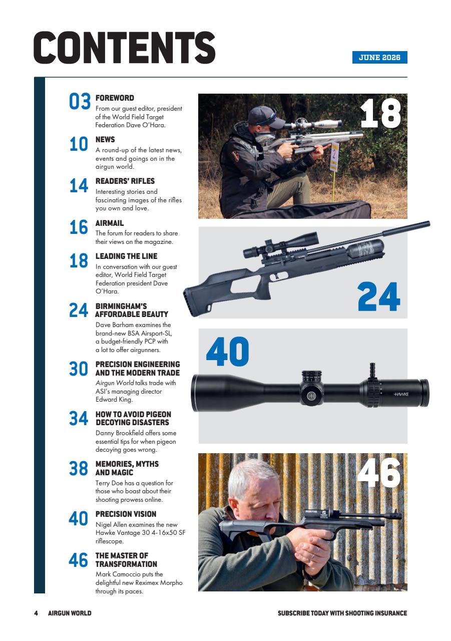 Airgun World Preview Pages