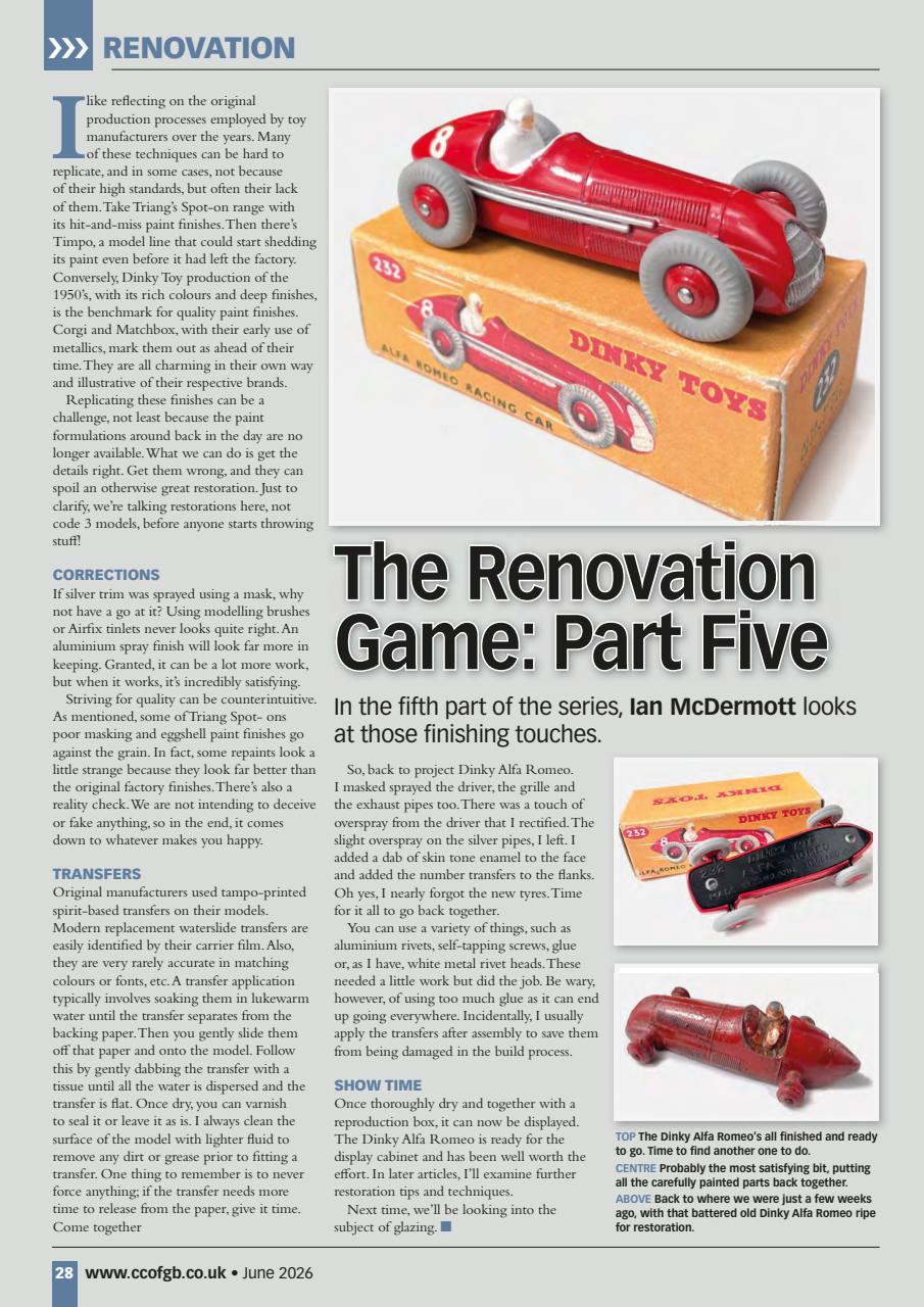 Diecast Collector Preview Pages