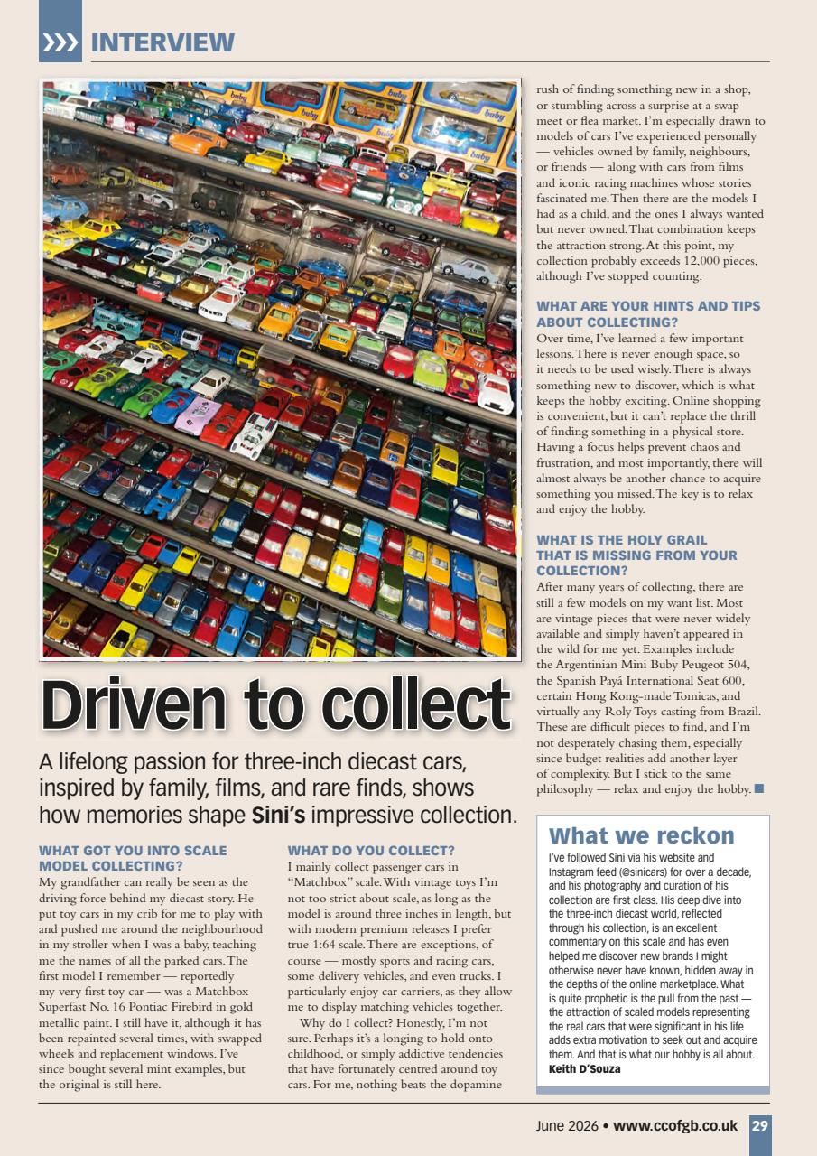 Diecast Collector Preview Pages