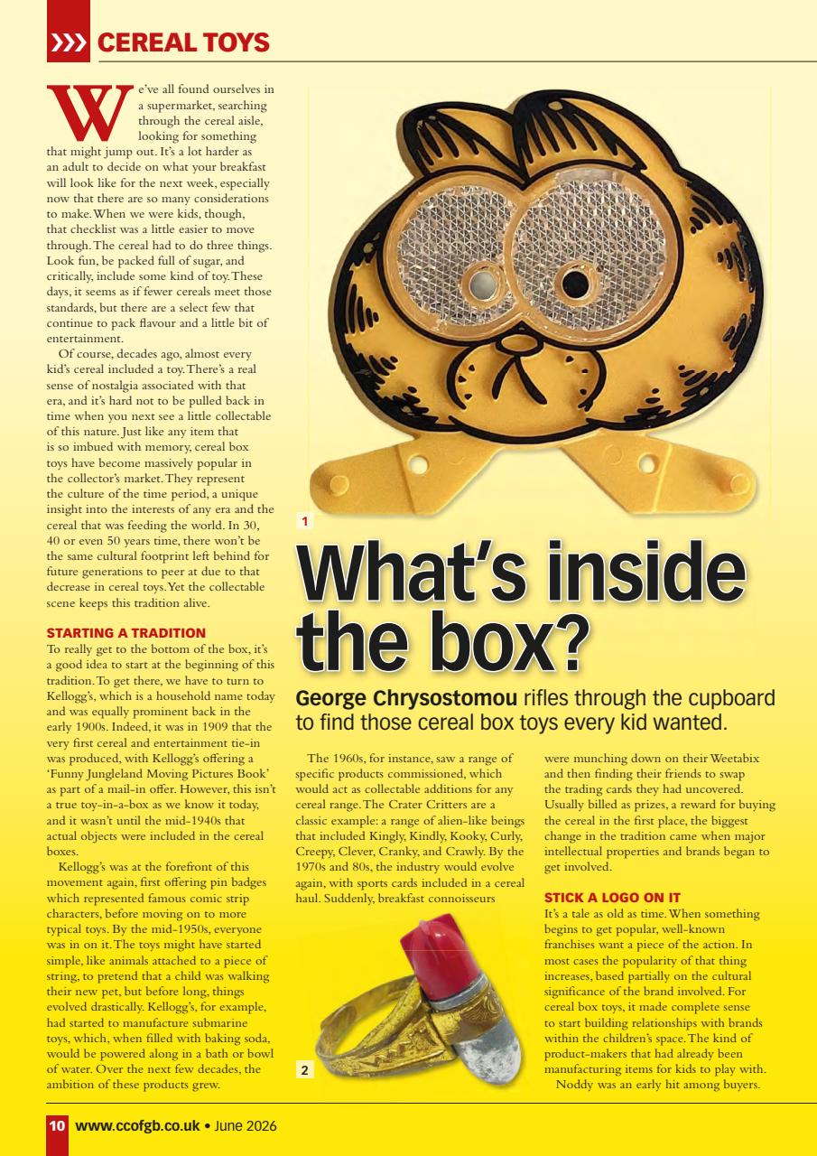 Collectors Gazette Preview Pages