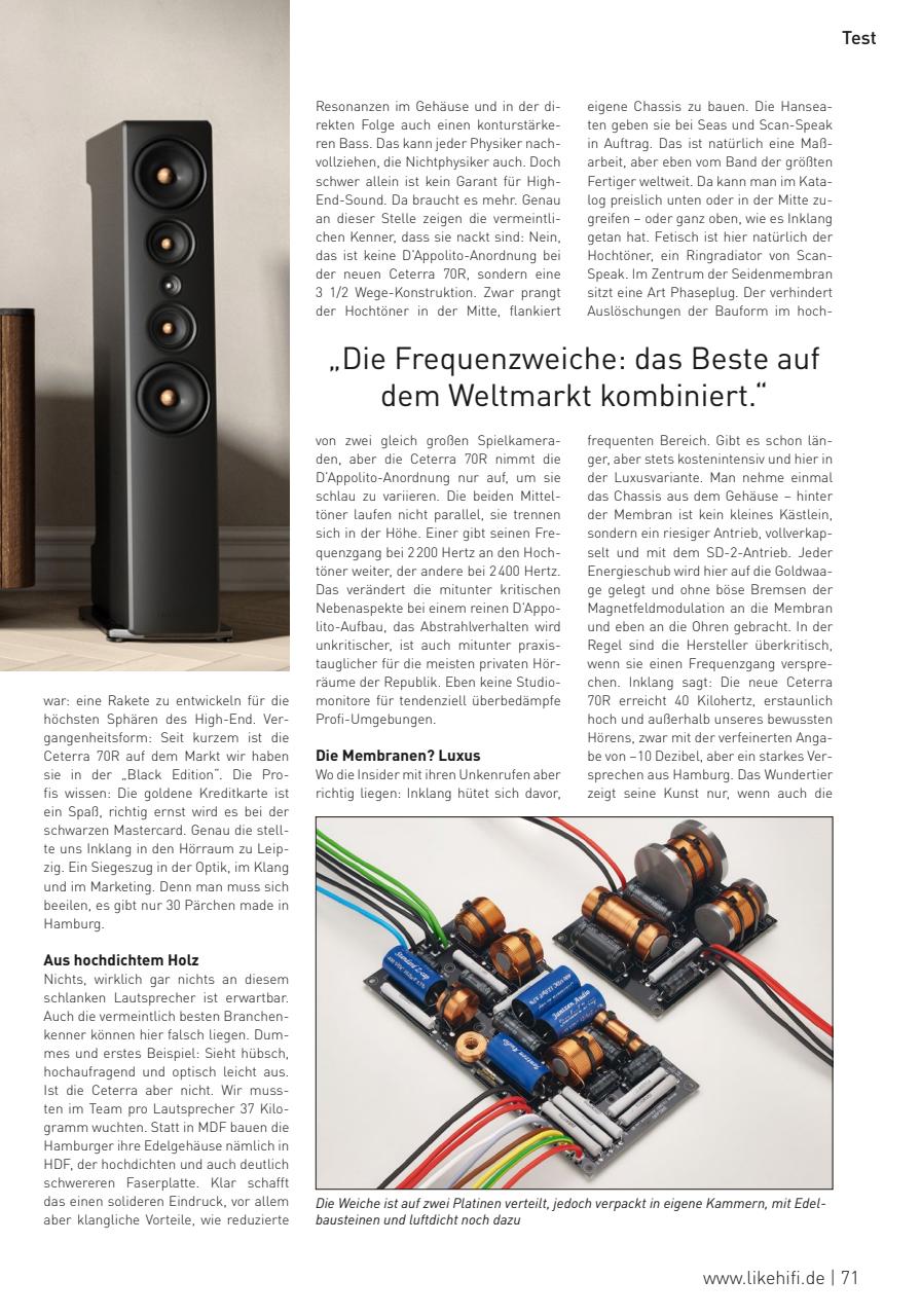 Audio Test Preview Pages
