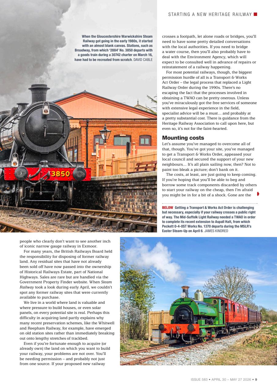 Steam Railway Preview Pages