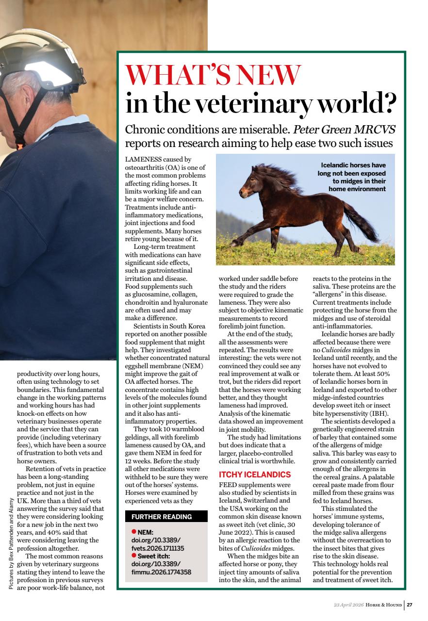 Horse & Hound Preview Pages