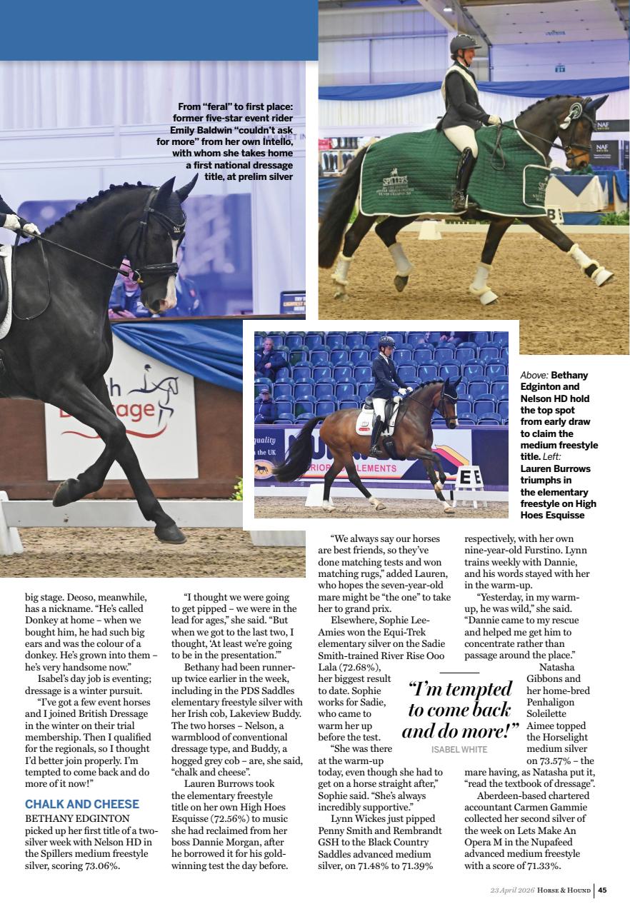 Horse & Hound Preview Pages