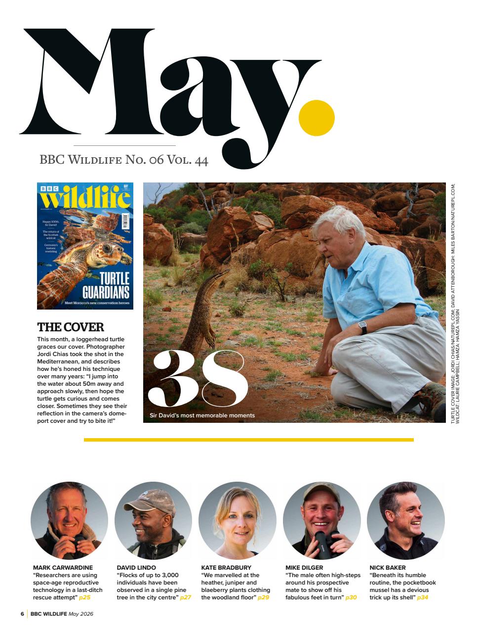 BBC Wildlife Magazine Preview Pages