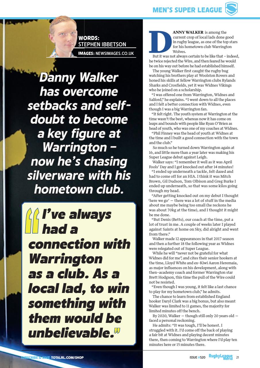 Rugby League World Preview Pages
