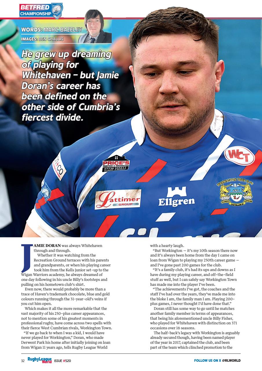 Rugby League World Preview Pages