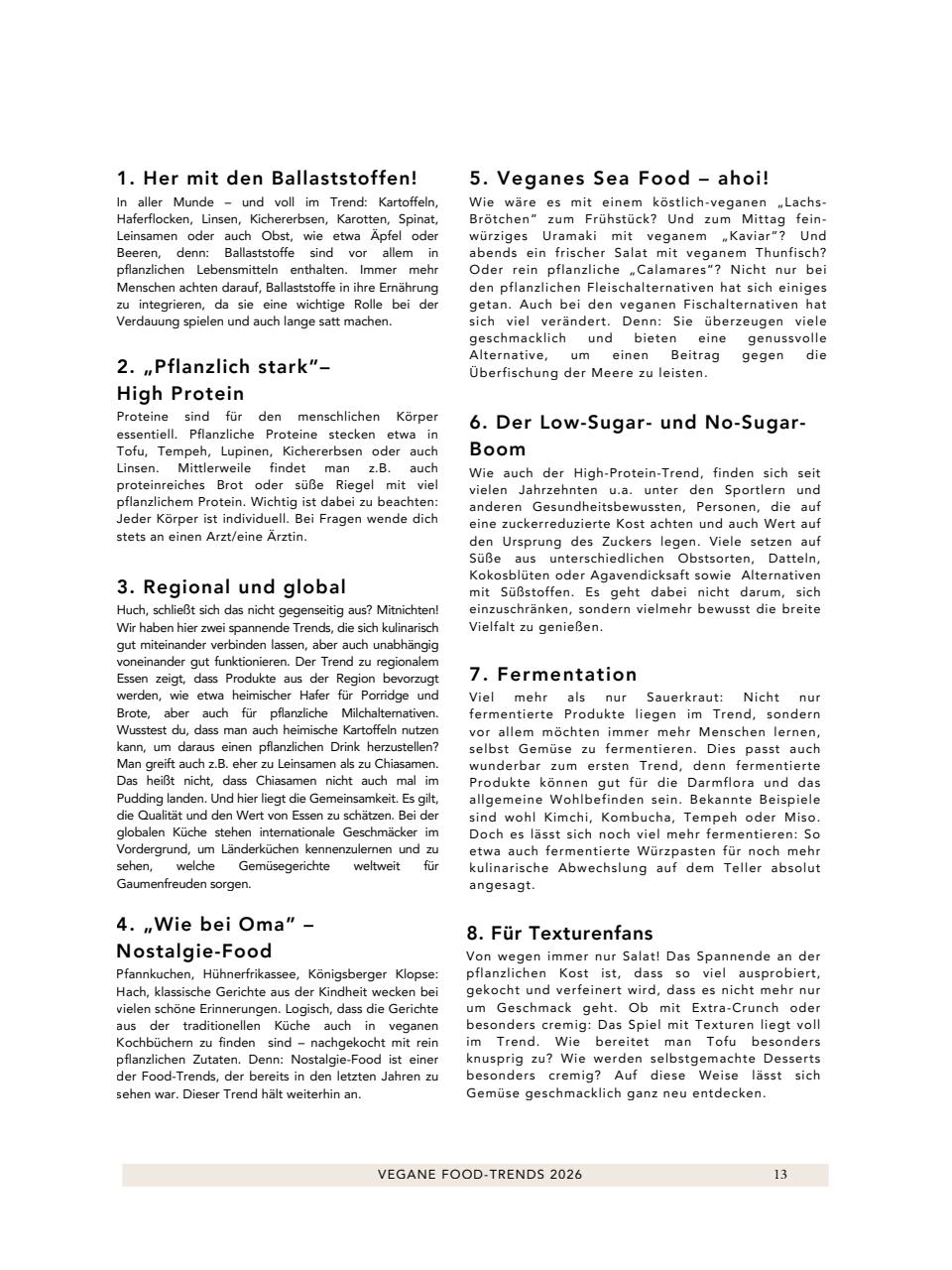 Vegan World Preview Pages