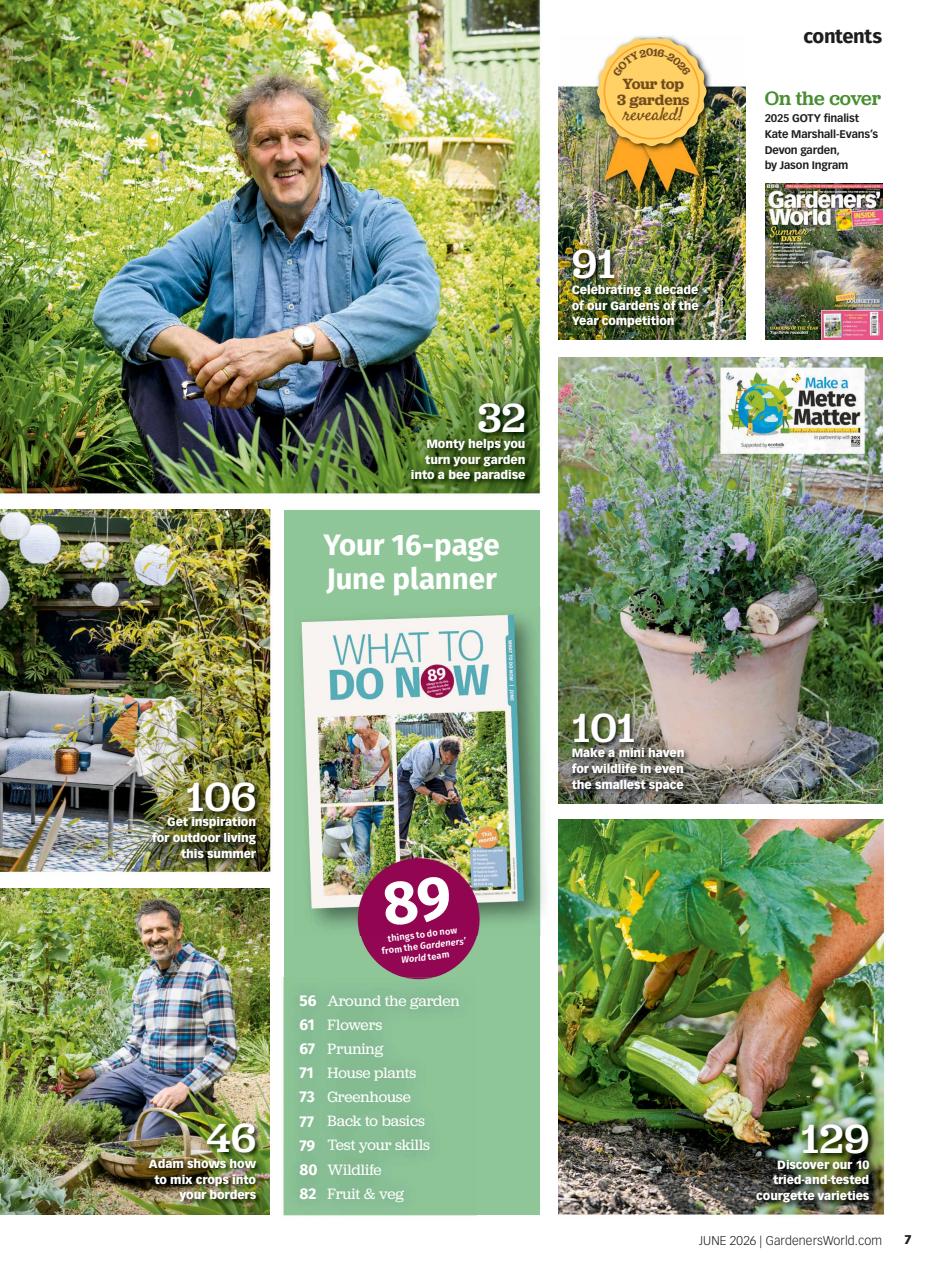 BBC Gardeners’ World Magazine Preview Pages
