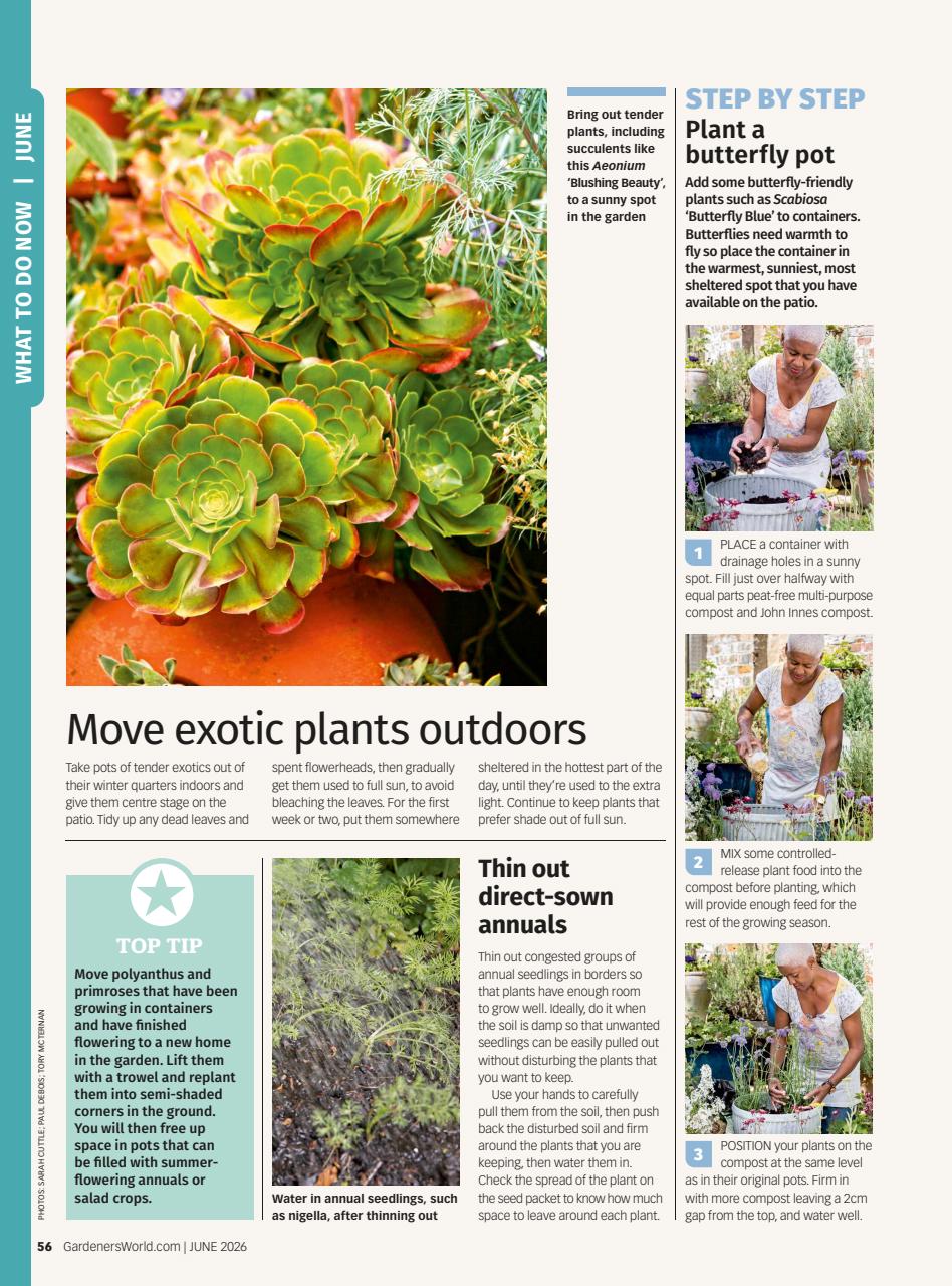 BBC Gardeners’ World Magazine Preview Pages