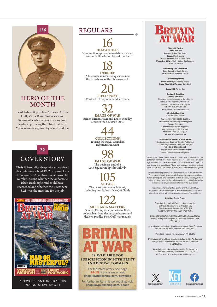 Britain at War Magazine Preview Pages