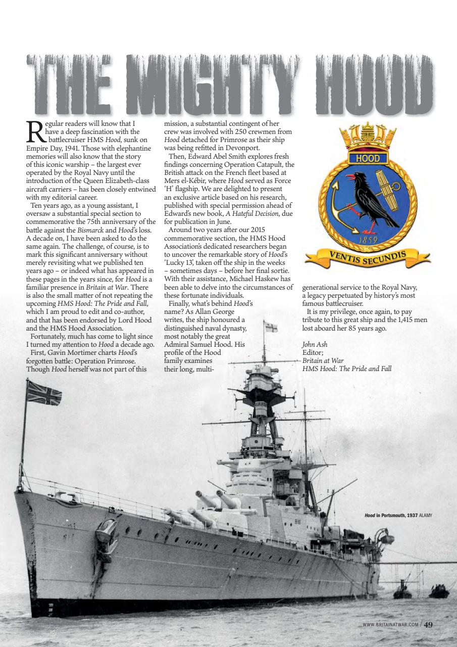 Britain at War Magazine Preview Pages