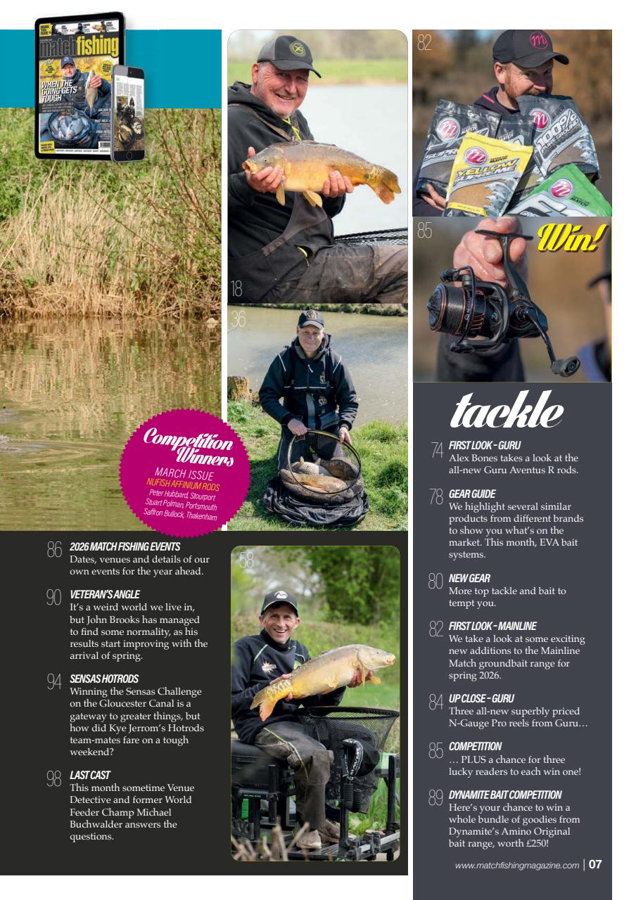 Match Fishing Preview Pages