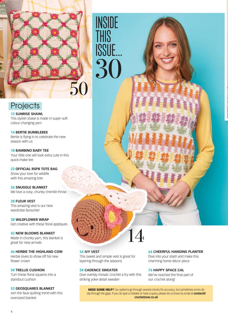Crochet Now Magazine Preview Pages