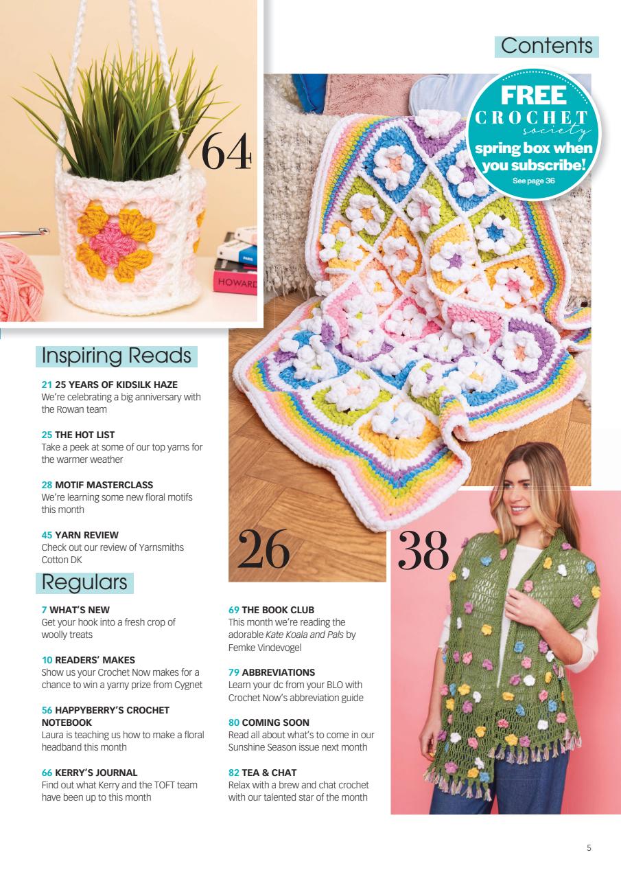 Crochet Now Magazine Preview Pages