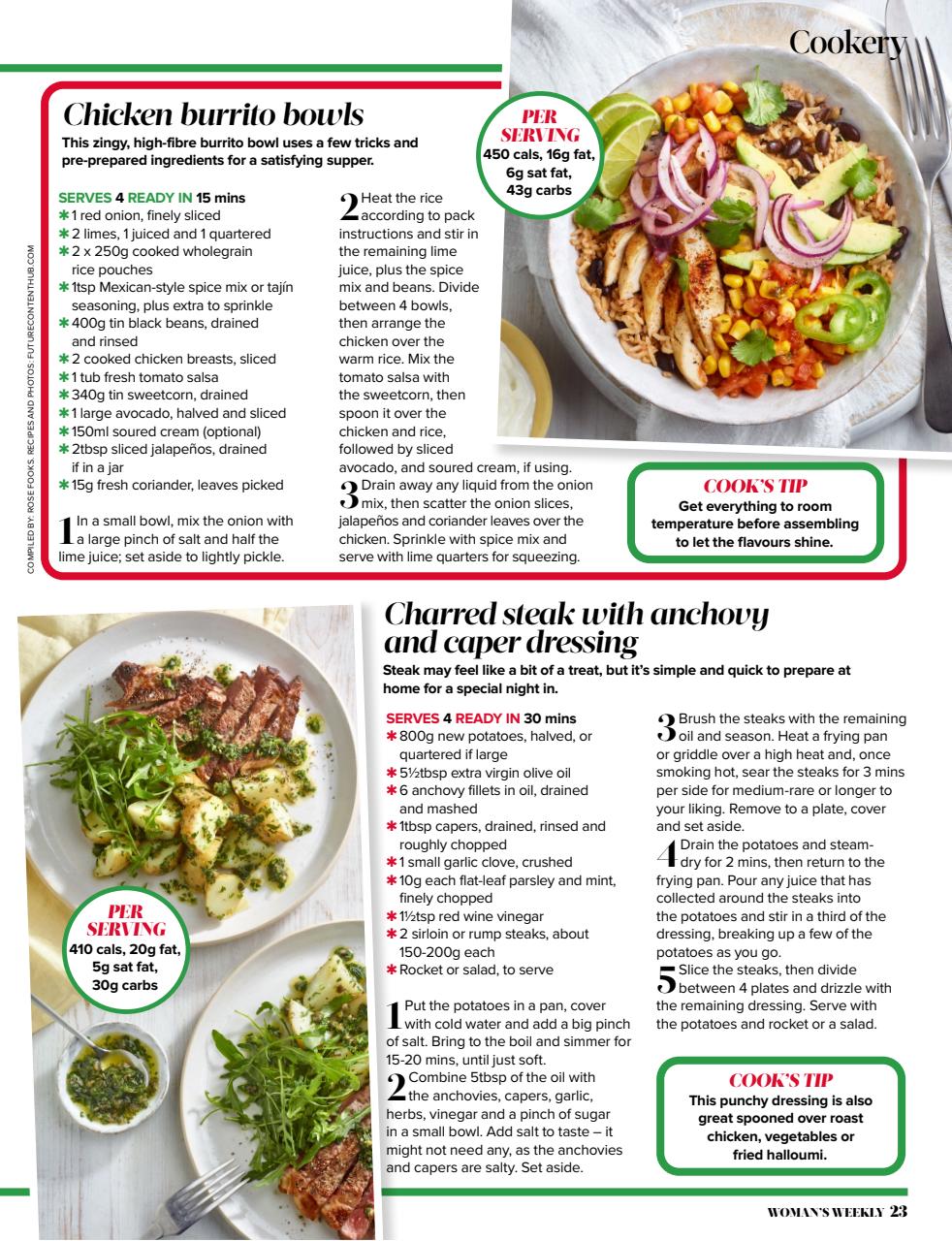 Woman's Weekly Preview Pages