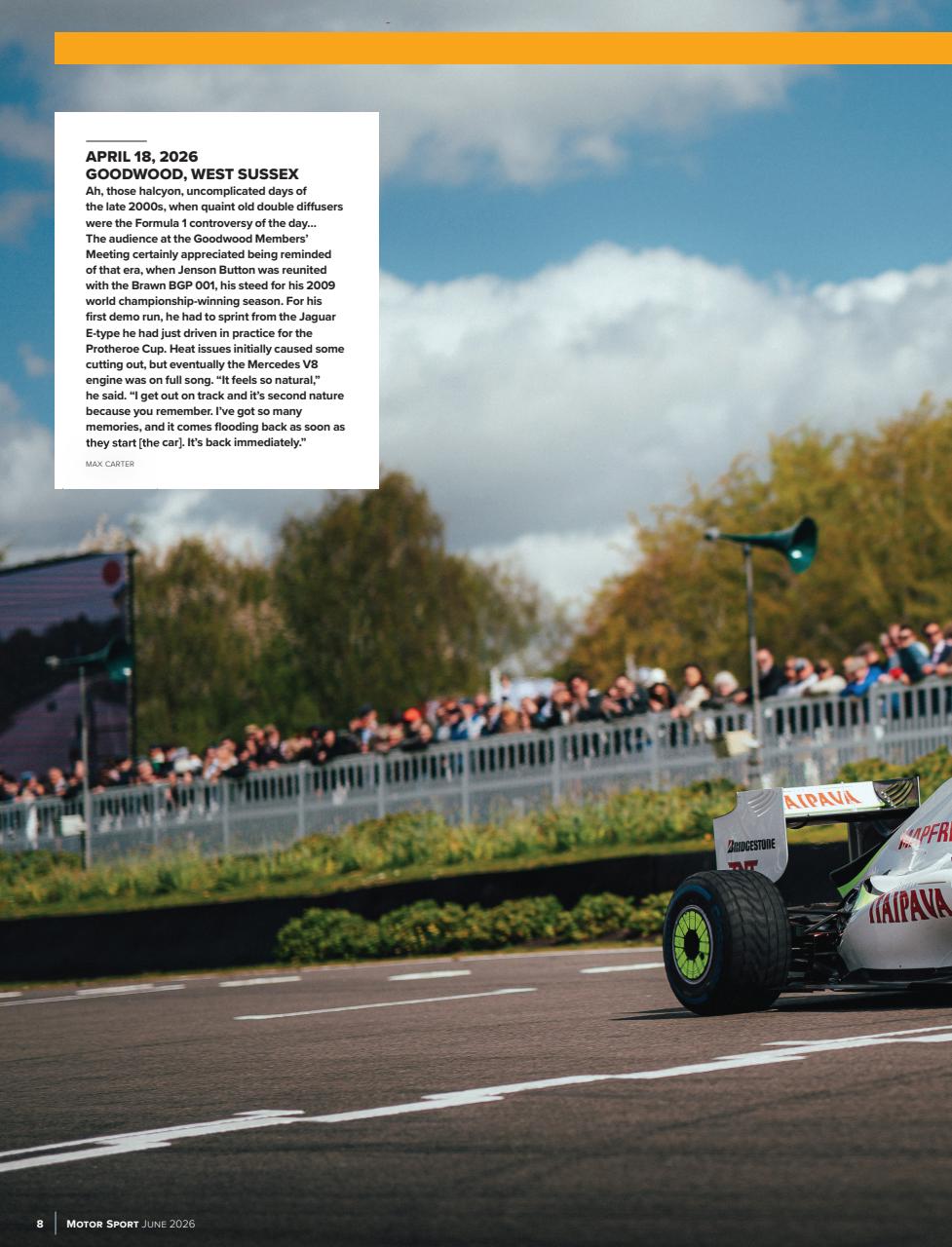 Motor Sport Magazine Preview Pages