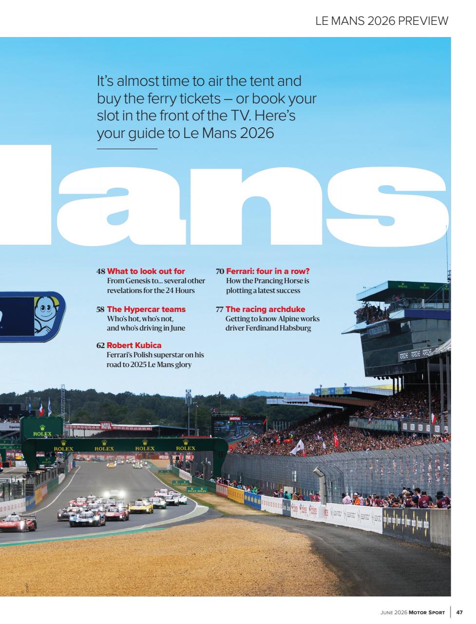 Motor Sport Magazine Preview Pages