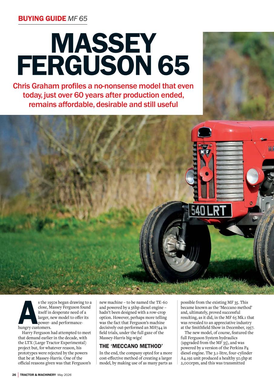 Tractor & Machinery Preview Pages