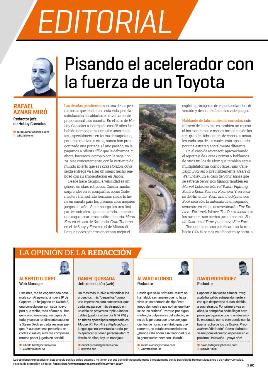 Hobby Consolas Preview Pages