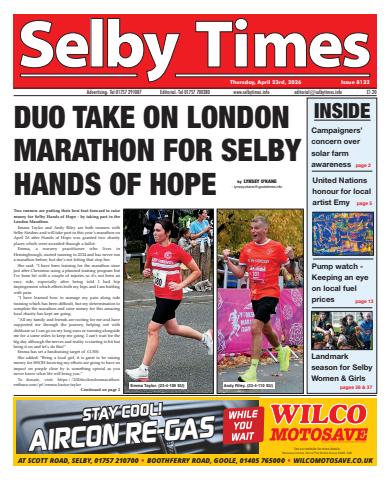 Selby Times issue April 23rd 2026